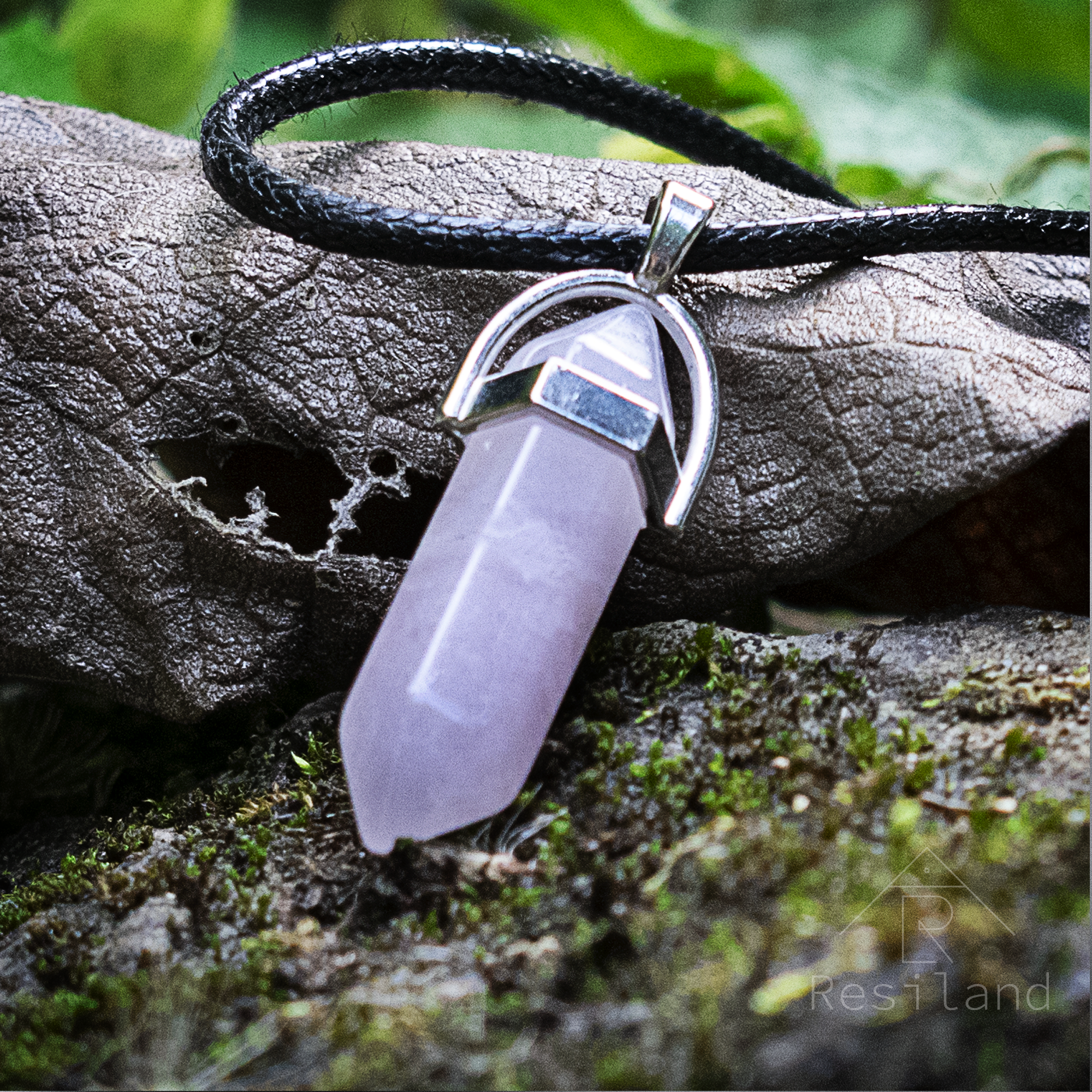 Miniatura 3 de Colgante Cuarzo Rosa