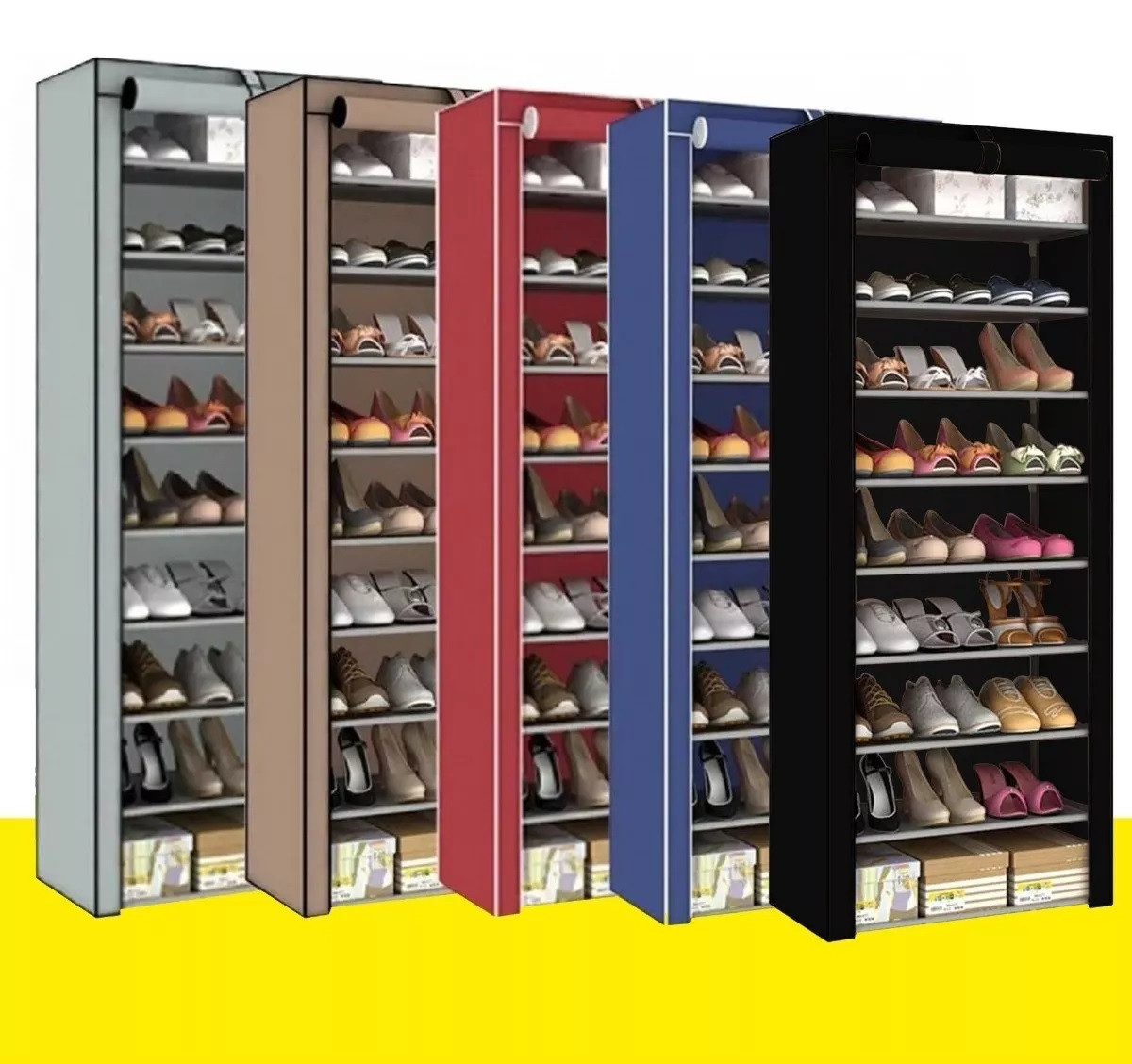 Zapatero Tela 9 Niveles Organizador