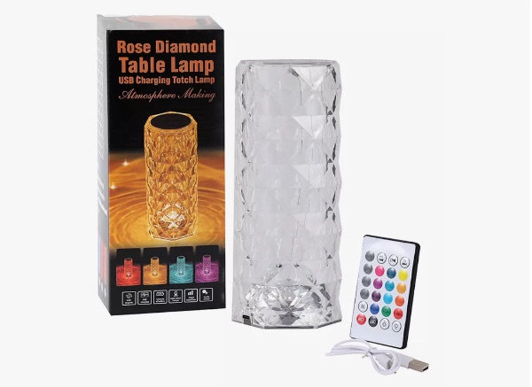 Lampara De Acrilico  RGB Para Mesa