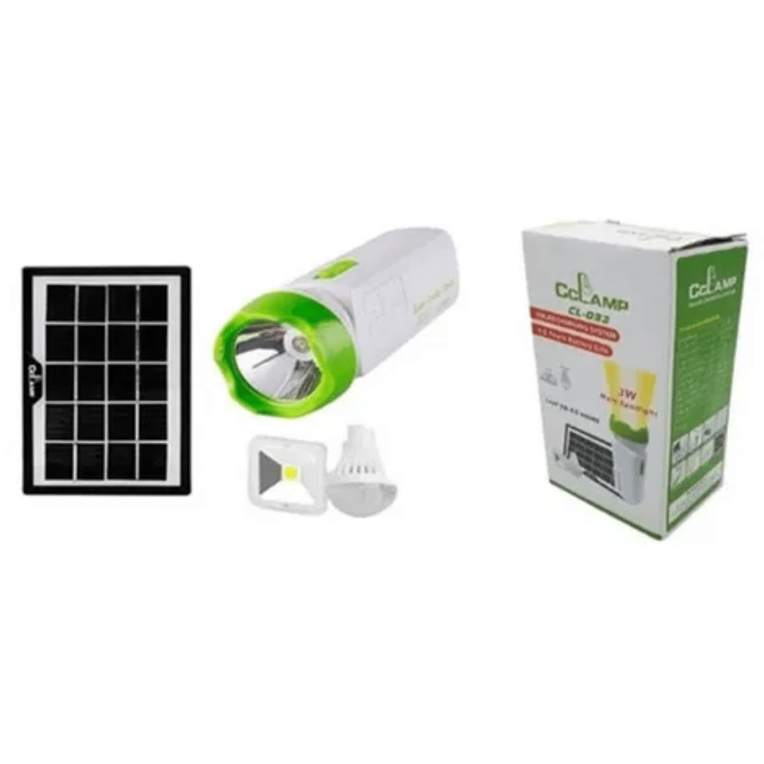 Kit Linterna Recargable 3w Portátil Li