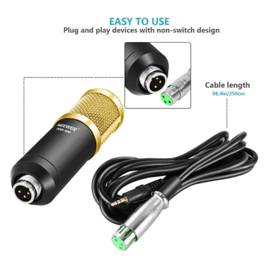 Kit De Micrófono Profesional Con Filtro