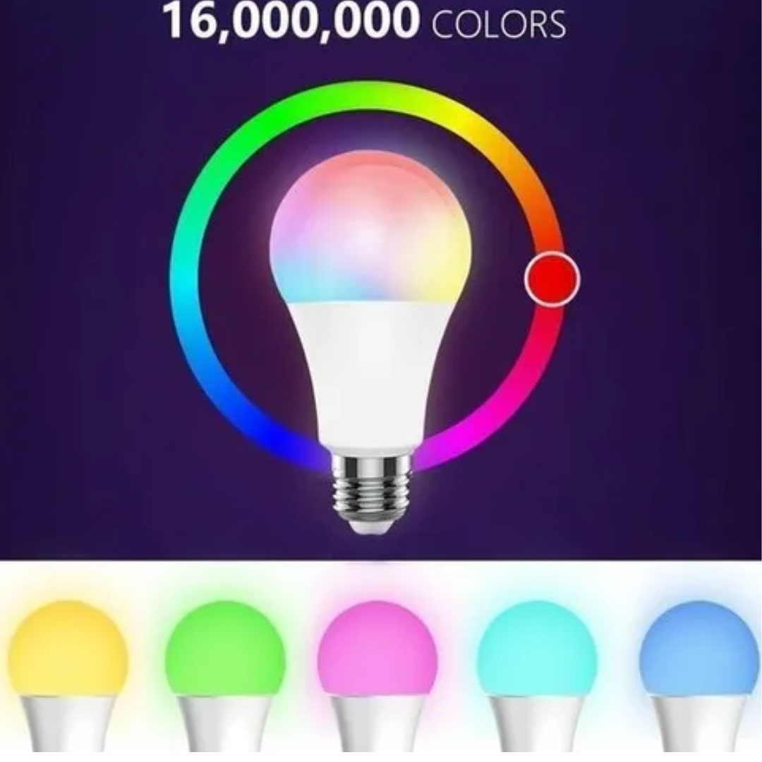 Bombillo Inteligente RGB Compatible con