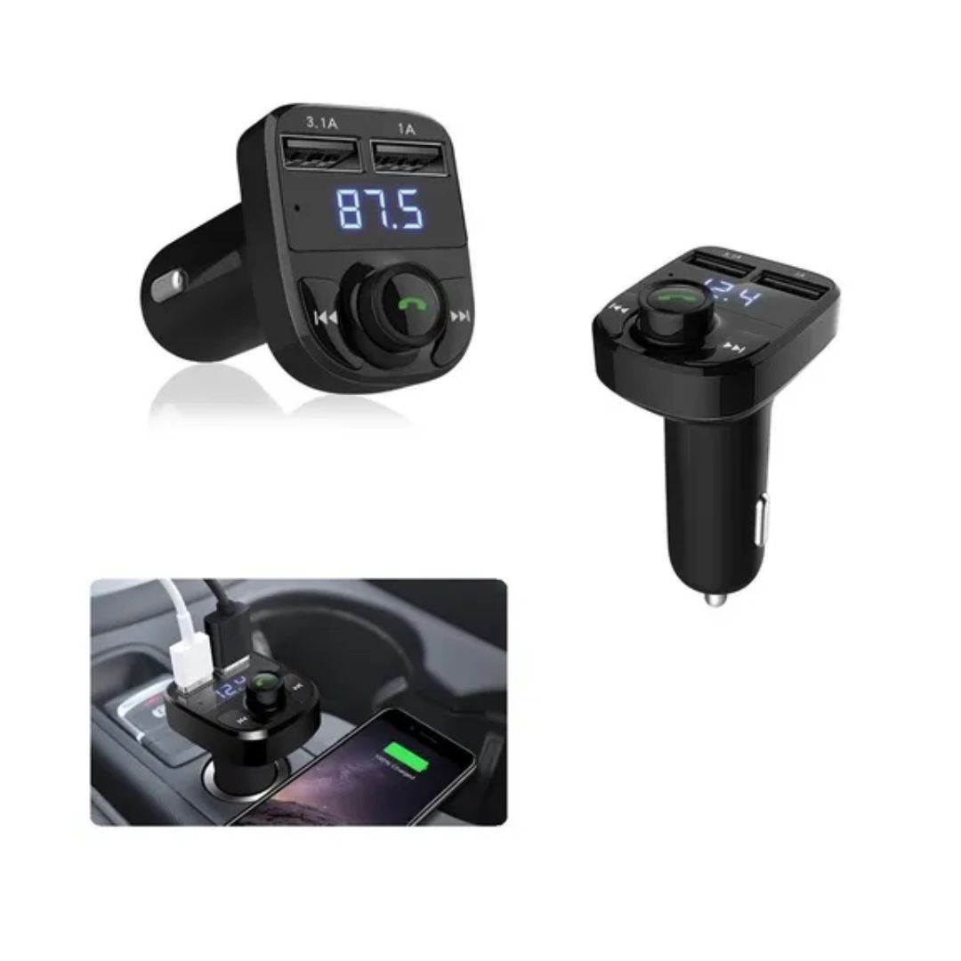 Miniatura 3 de Transmisor Fm Para Carro Bluetooth