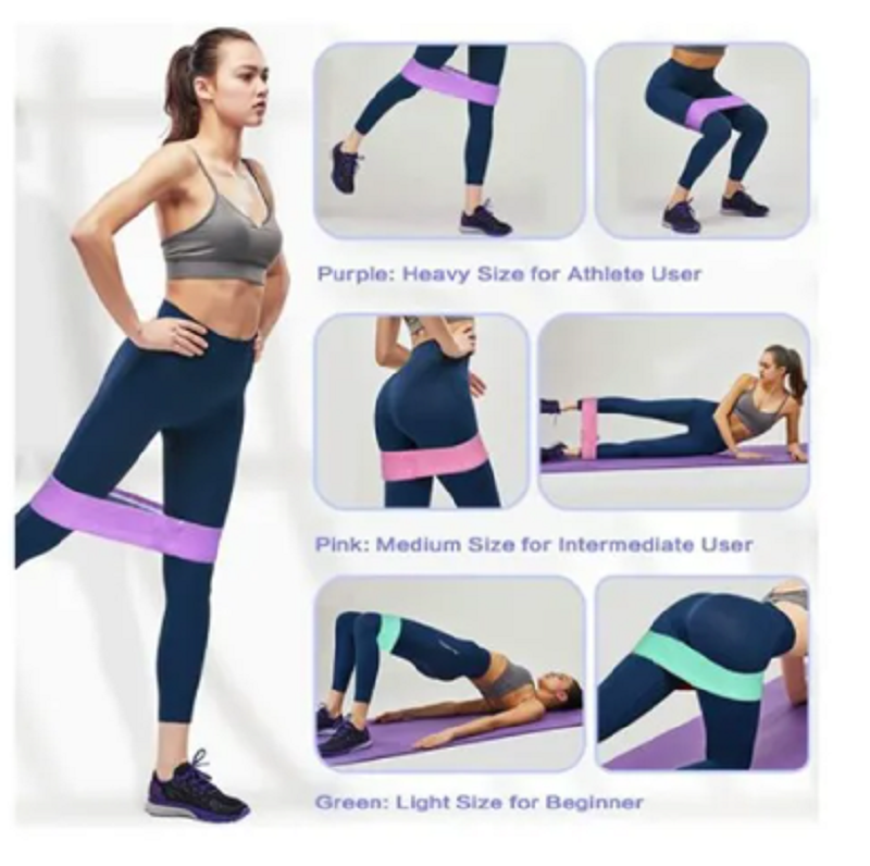 Set Bandas Elásticas De Tela X3 Resisten