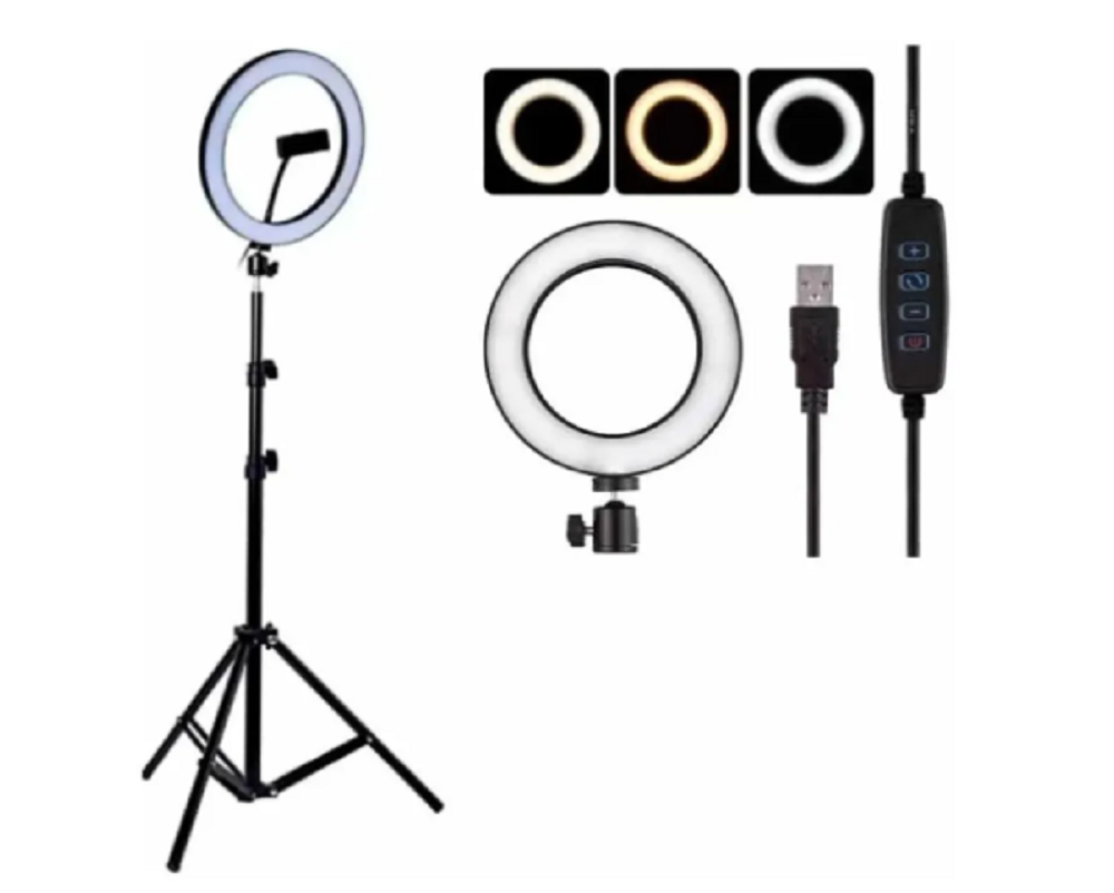 Miniatura 3 de Aro De Luz Led 26cm Tripode