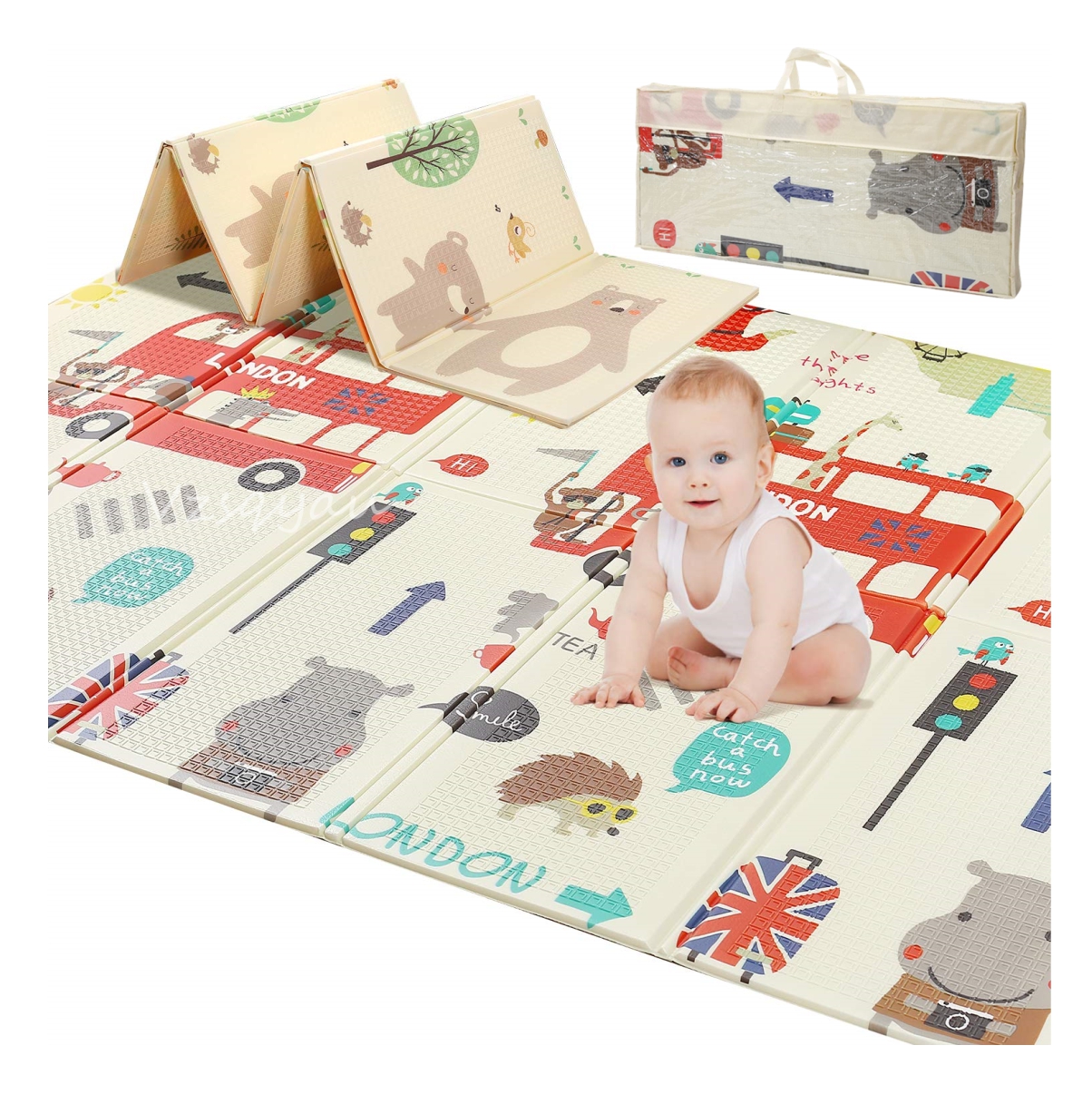 Tapete Plegable Gateo Bebe Juegos Estampado