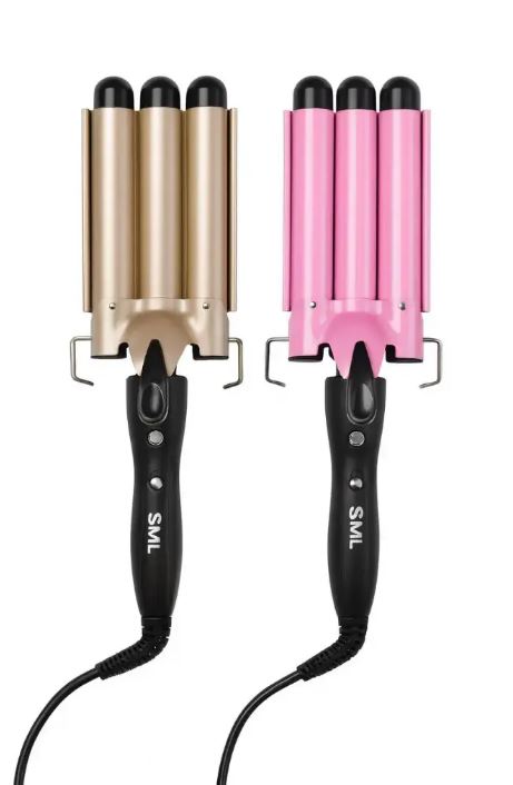 Pinza Rizadora Para Cabello 3 tubos