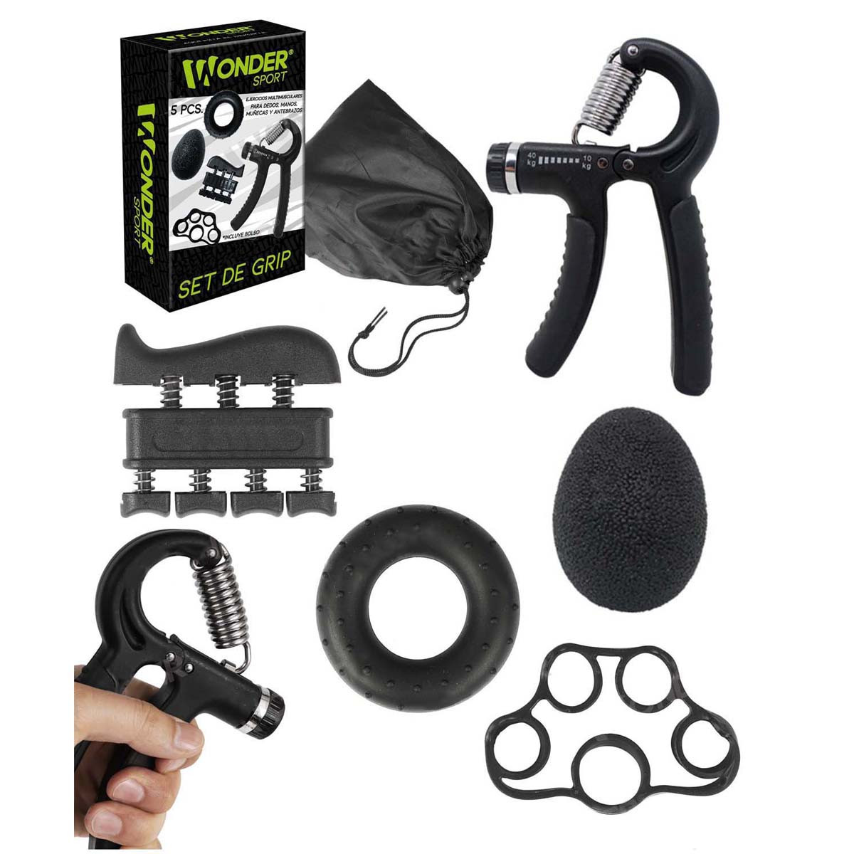 Mano Set Kit Set De Grip Para Mano x 5 Unidades | Compra online en Yaxa Colombia