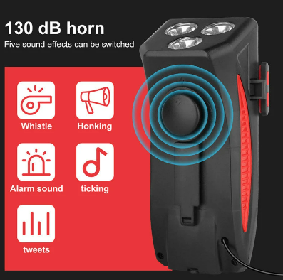 Miniatura 2 de Luz de bicicleta multifunción 4 en 1