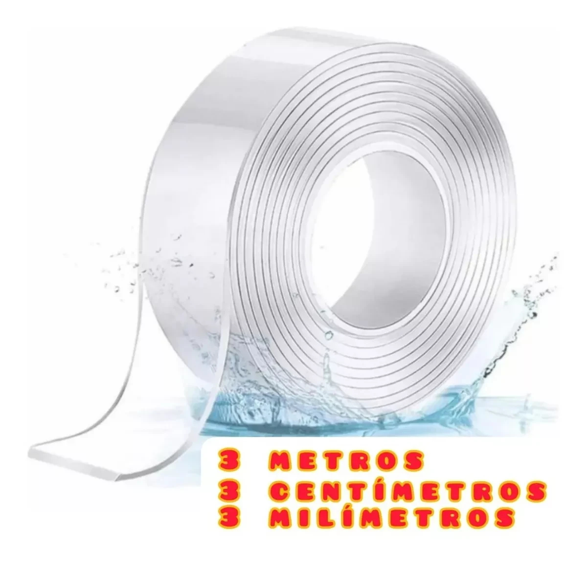 Miniatura 4 de Cinta Adhesiva Gel Removible Lavable 3M