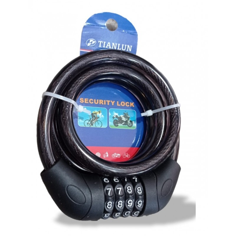 Miniatura 2 de Candado Guaya Con Clave Bicicletas Motos