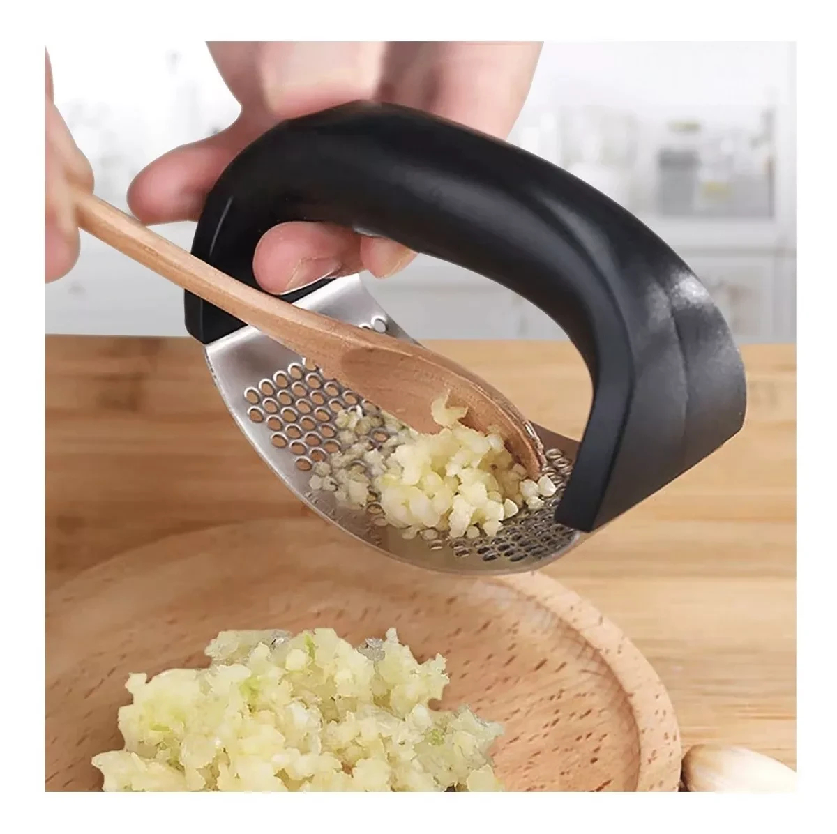 Miniatura 3 de Prensa Trituradora Ajos Acero Inoxidable