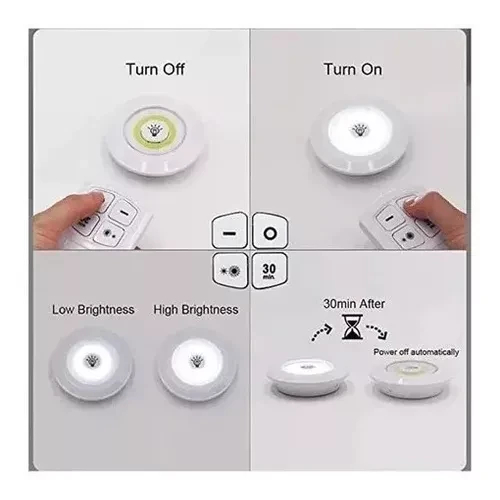 Miniatura 4 de Juego bombillas luces inalambricas x 3