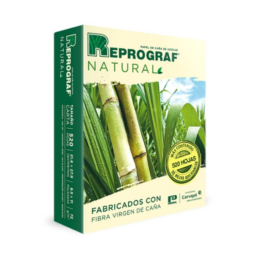 Miniatura 5 de Resma de hojas carta natural Reprograf