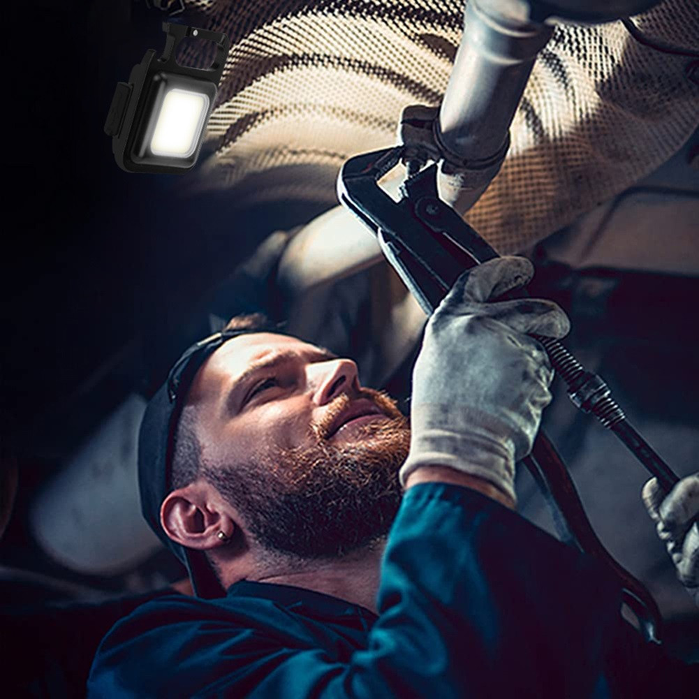 Miniatura 9 de Linterna multifuncional llavero recargab