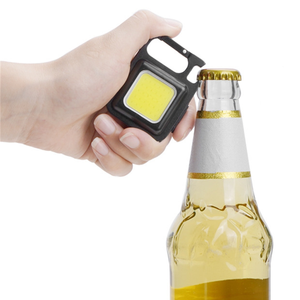 Miniatura 6 de Linterna multifuncional llavero recargab