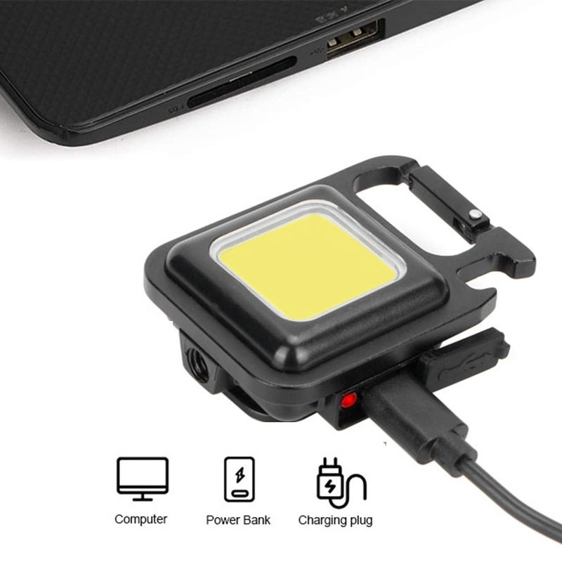 Miniatura 4 de Linterna multifuncional llavero recargab