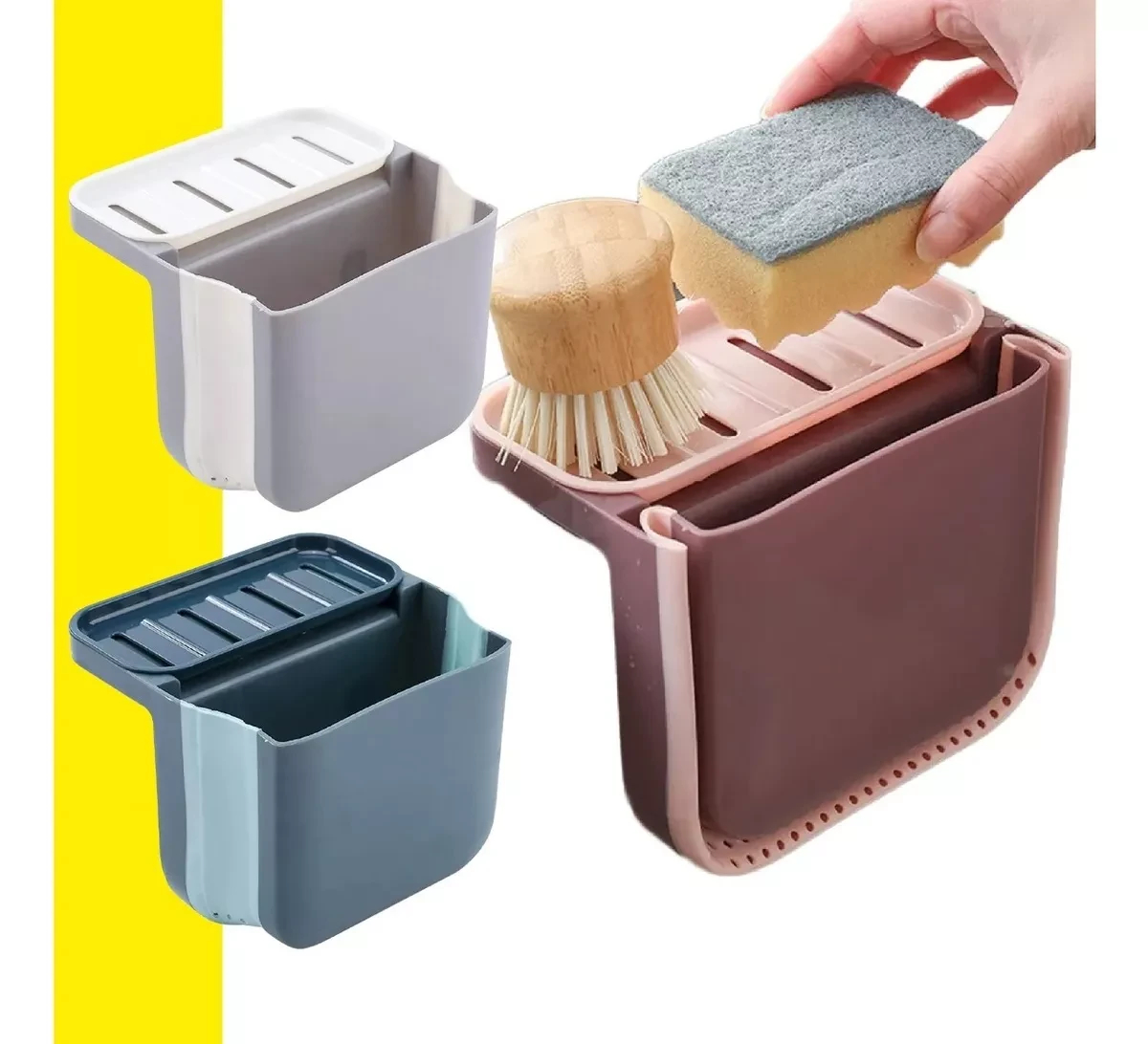 Miniatura 5 de Organizador Esponjas  Basurero Plegable