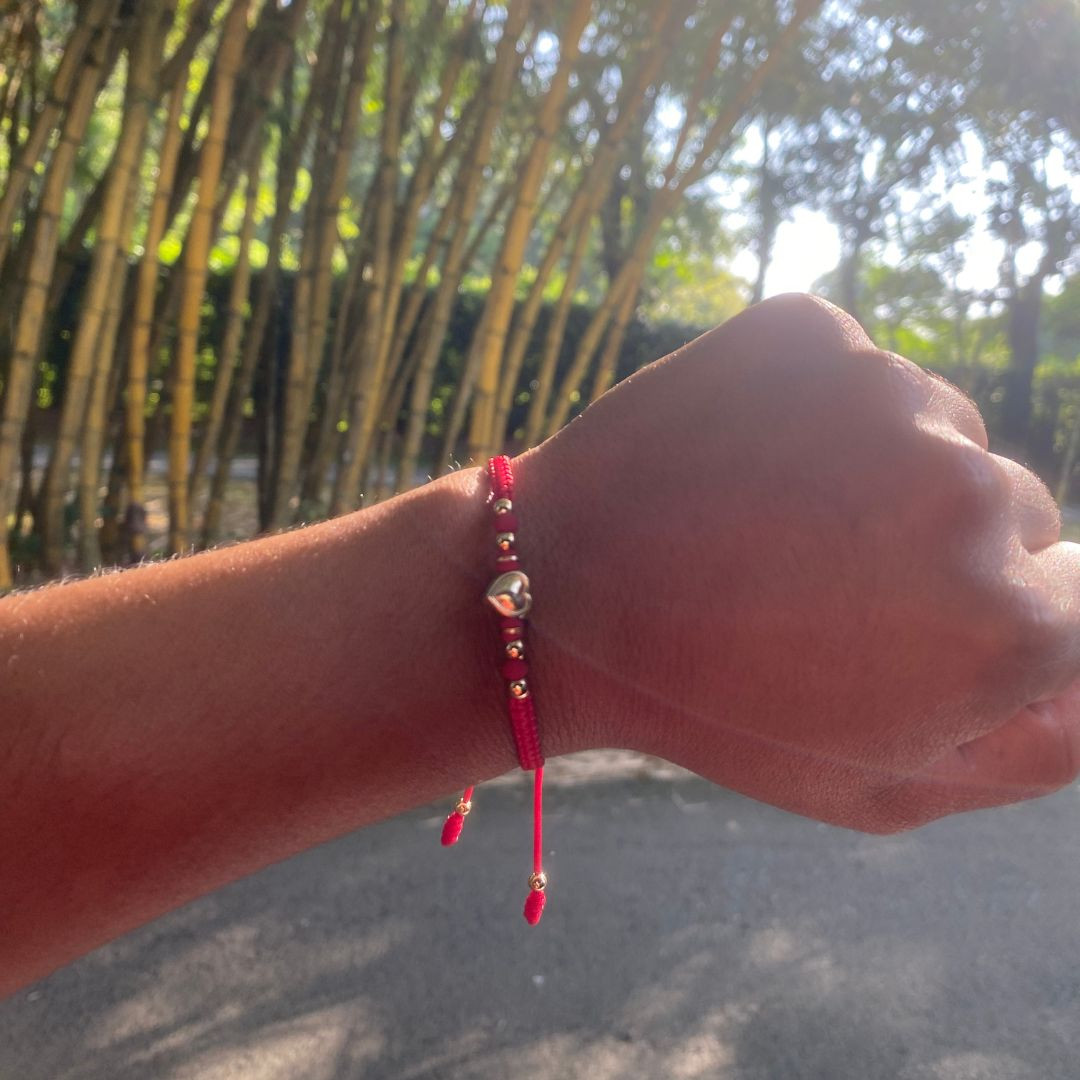 Miniatura 3 de Pulsera de Corazón en Oro laminado 18K