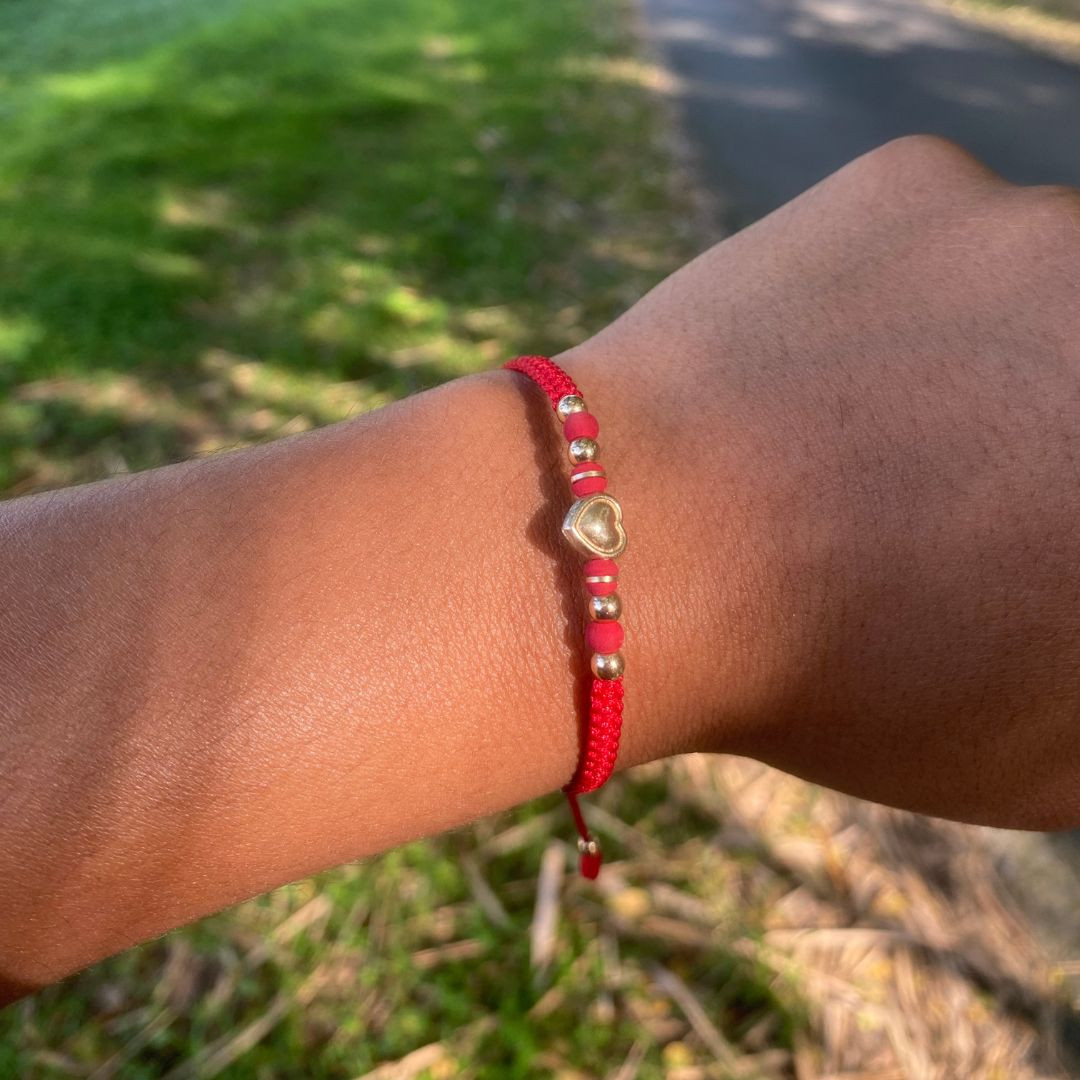 Miniatura 4 de Pulsera de Corazón en Oro laminado 18K