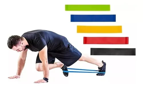 Miniatura 5 de Set De Bandas De Resistencia X5 Fitness