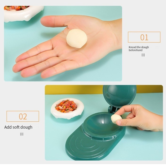 Miniatura 2 de Molde hacer masa empanadas 2 en 1