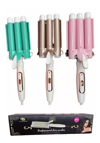 Miniatura 4 de Rizador De Cabello 3 Barriles En Cerámic