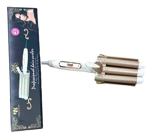 Rizador De Cabello 3 Barriles En Cerámic