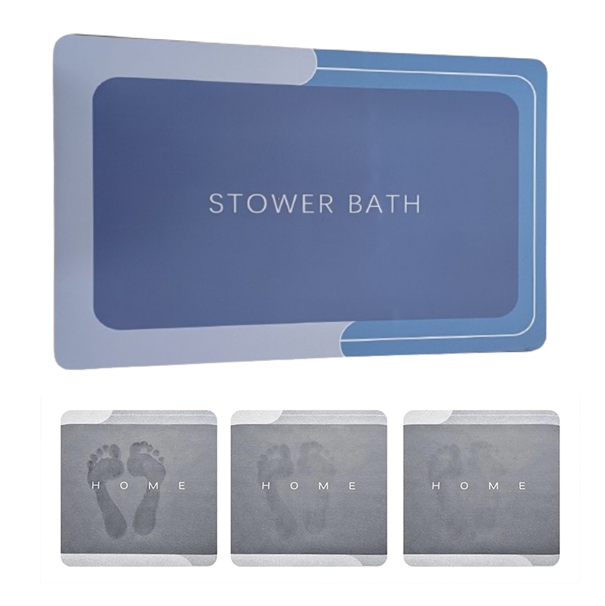 Miniatura 7 de Tapete Alfombra Para Baño Absorbente