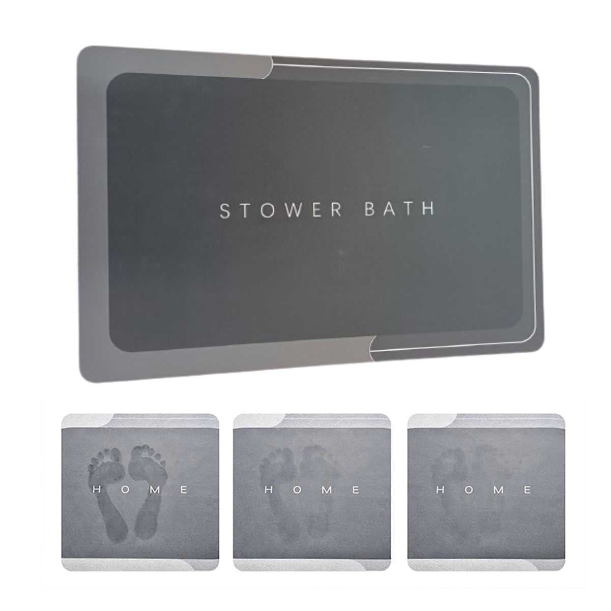 Miniatura 6 de Tapete Alfombra Para Baño Absorbente