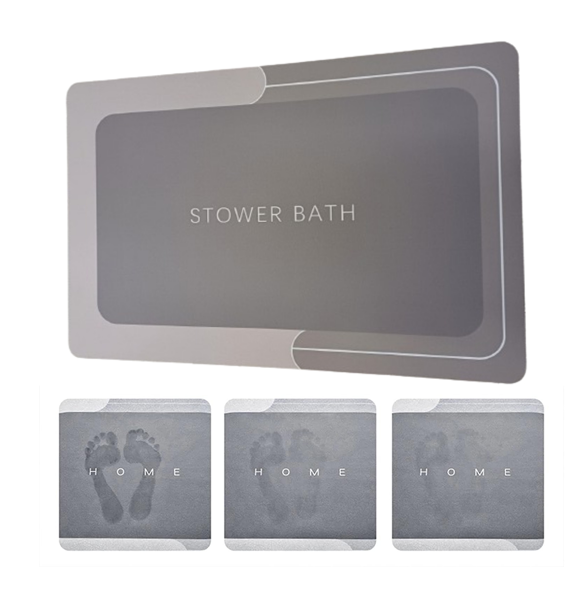 Miniatura 8 de Tapete de Baño Absorbente Cuadrado