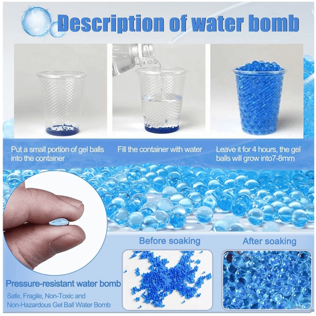 Miniatura 2 de Pistola Hidrogel Recargable Mini Ak-47