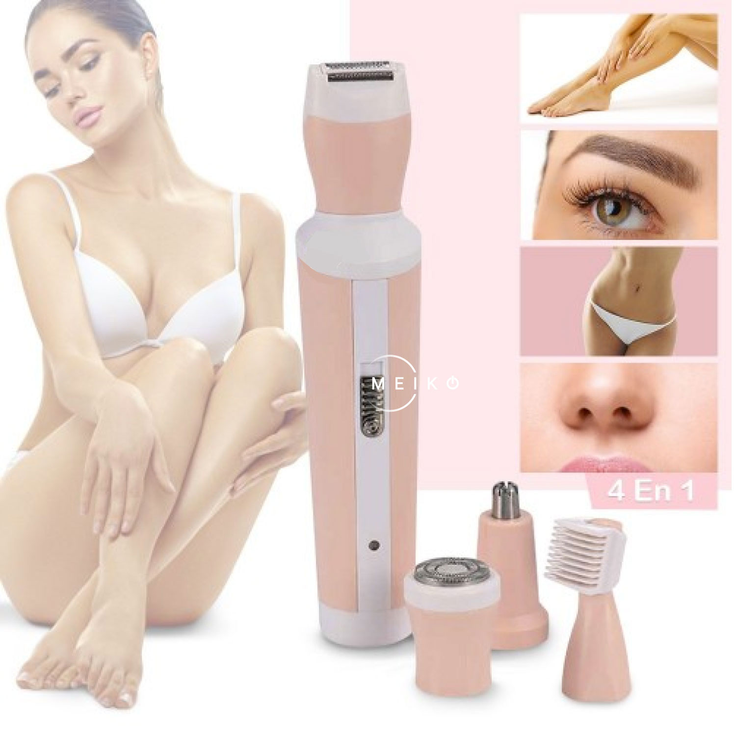 Miniatura 3 de Máquina depiladora femenina 4 en 1