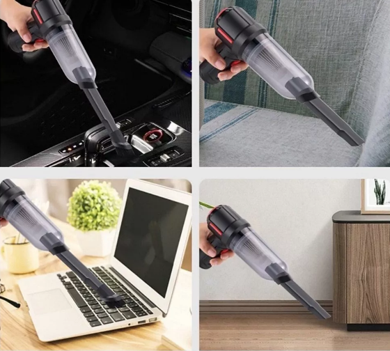 Aspirador Portátil Potente y Recargable.