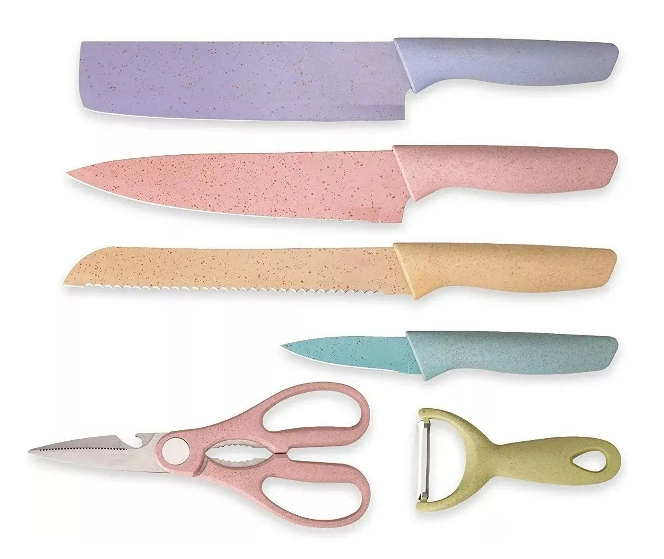 Miniatura 2 de Set X6 De Cuchillos En Cerámica Quitchen