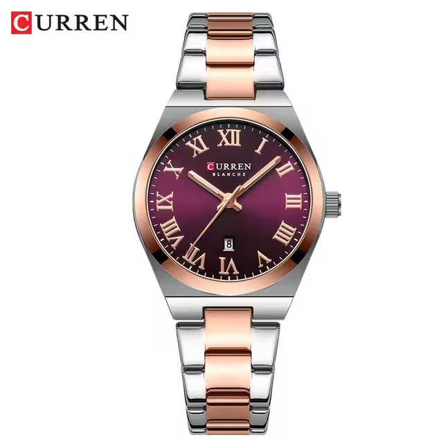 Reloj Mujer Curren 9095 Bicolor