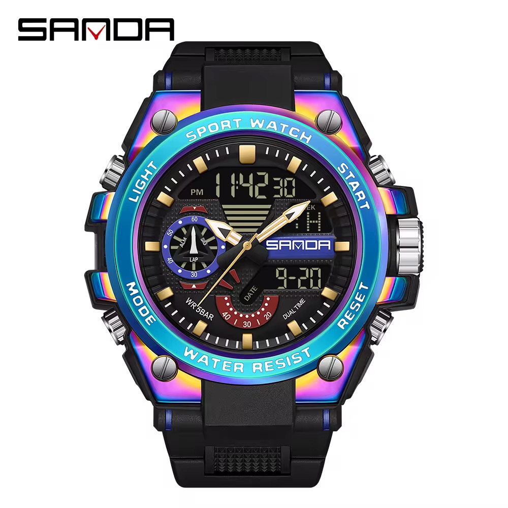 Reloj Original Sanda 3302 Tornasol