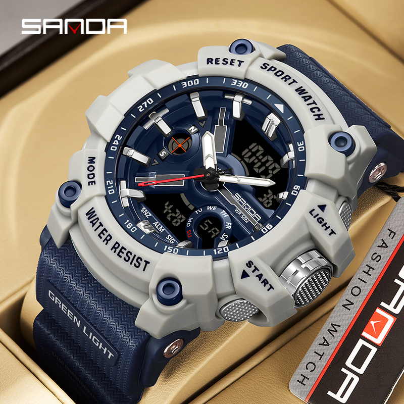Reloj Original Sanda 3179 Azul