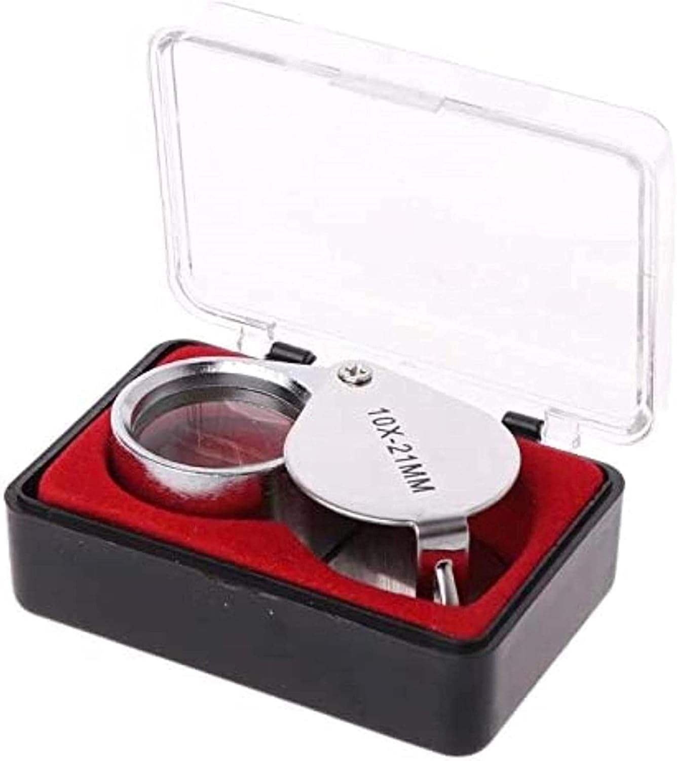 Miniatura 2 de Lupa Metálica Plegable Triplex 10x21 mm