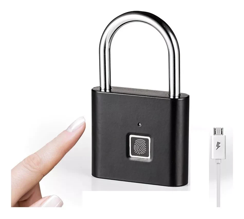 Miniatura 2 de Candado De Seguridad Lector De Huella