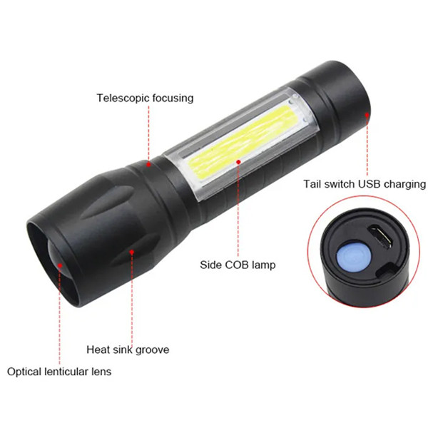 Miniatura 3 de Linterna Recargable Pequeña USB