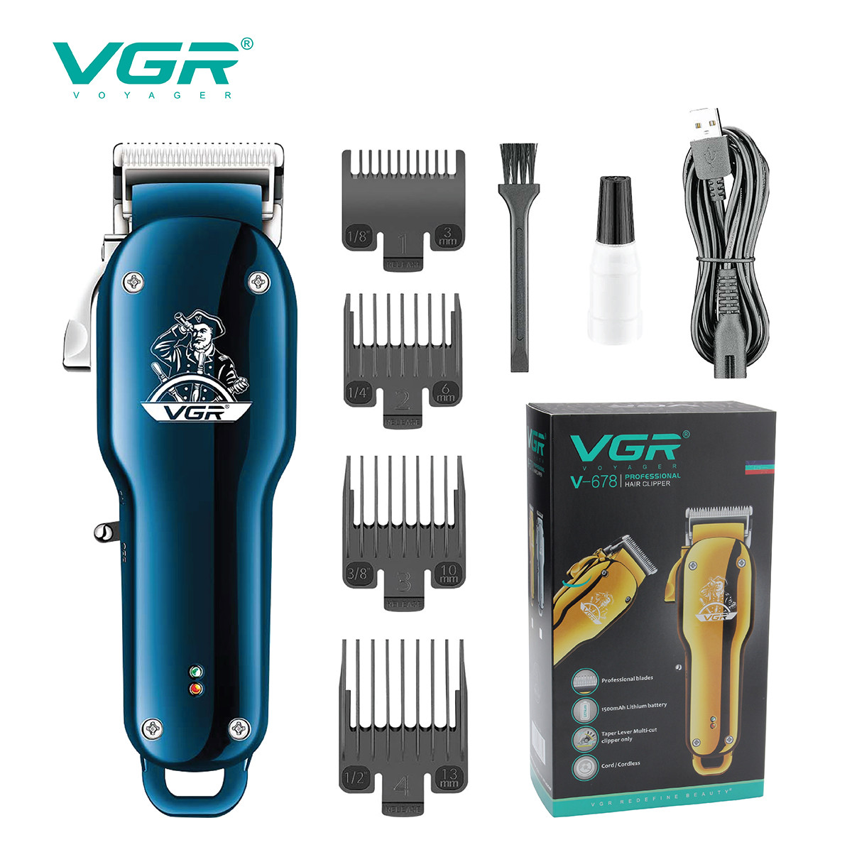 cortadora de pelo eléctrica VGR 679