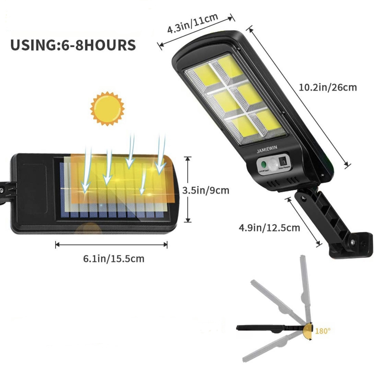 Miniatura 2 de Lampara Solar Con Sensor x 3und