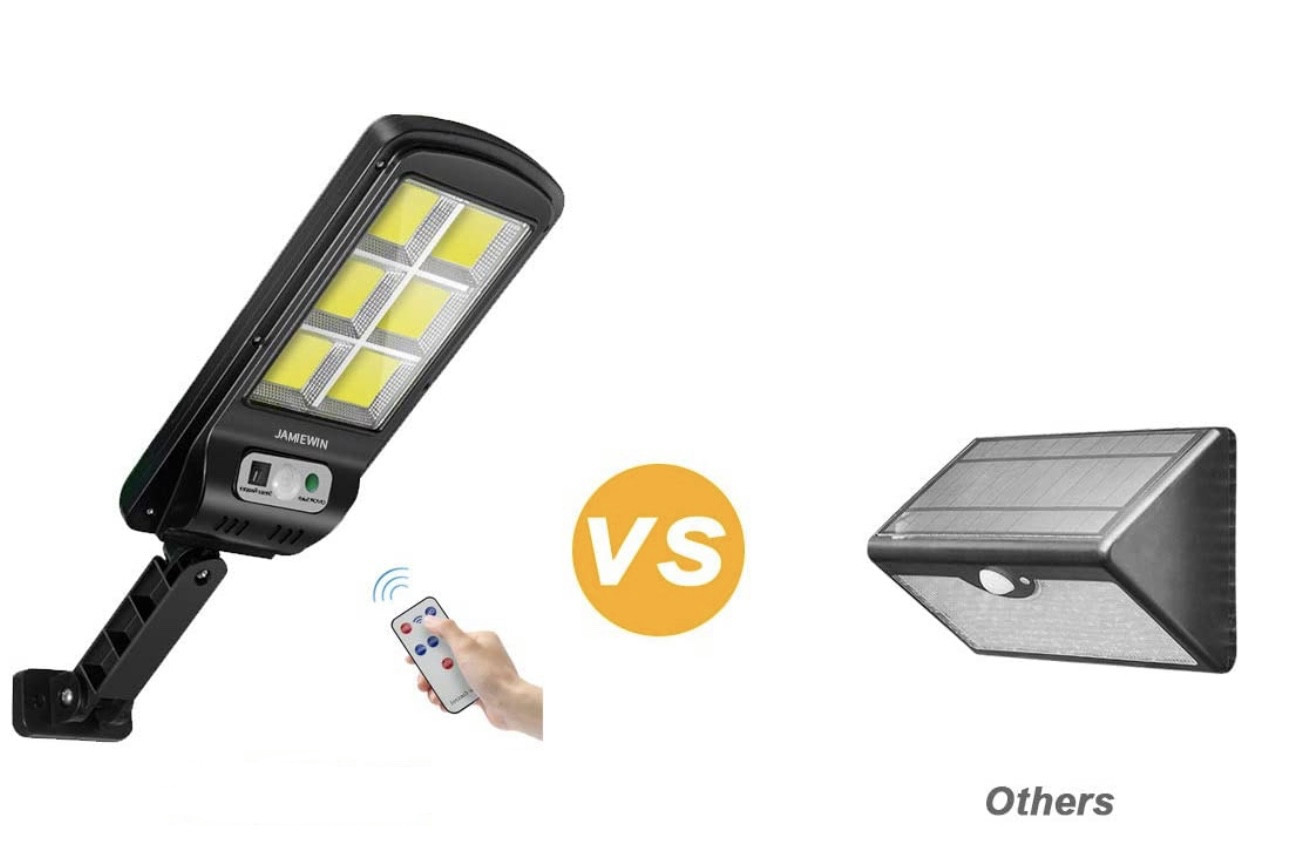 Lampara Solar Con Sensor x 3und