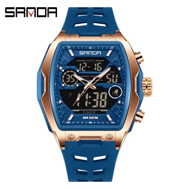 Reloj Original Sanda 6235 Azul