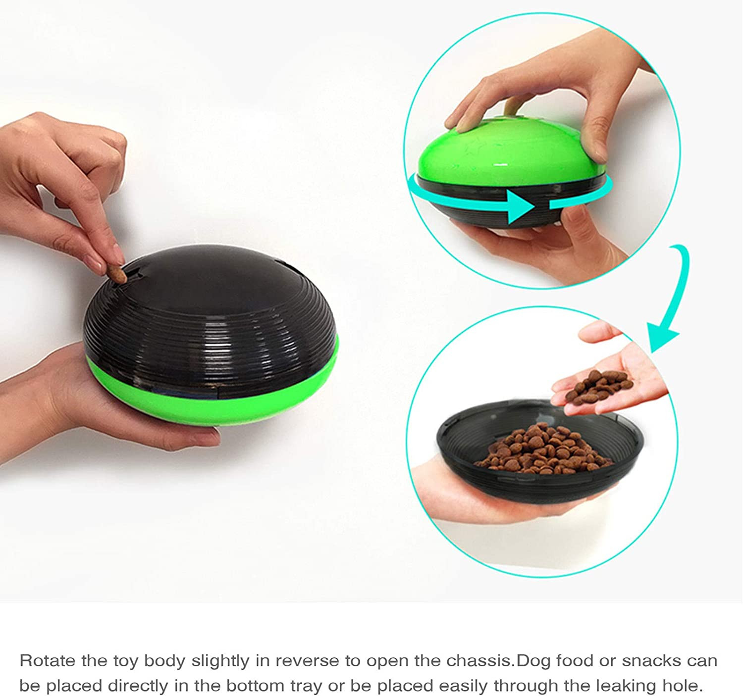 Dispensador De Alimentos Perro Sonido 2