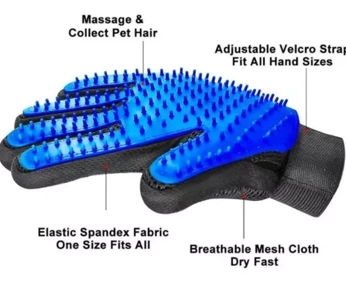 Guante Quita Pelo Masajeador Silicona Pe