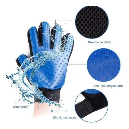 Miniatura 2 de Guante Quita Pelo Masajeador Silicona Pe