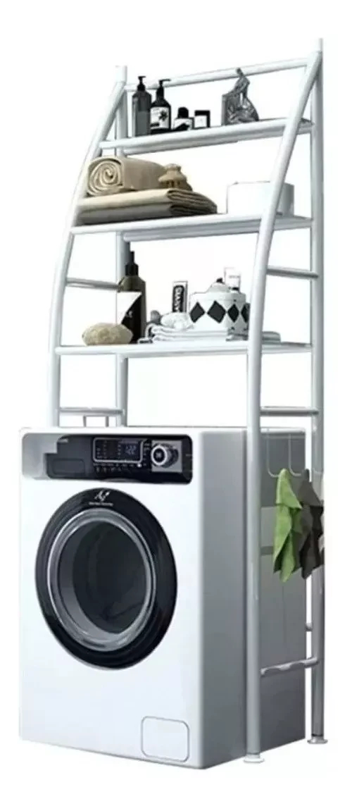Miniatura 3 de Estante Lavadora/Baño Soporte Ajustable