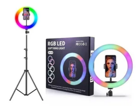 Miniatura 3 de Aro de luz RGB  33 cm